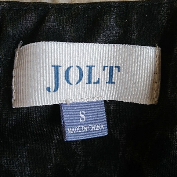 Jolt Leopard Print High-Waisted Legging Pant S Black Gray - Picture 2 of 16